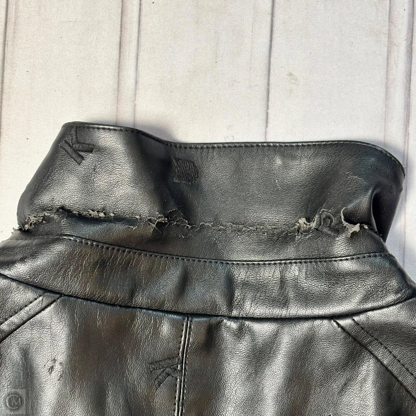 Jacket Designer By Karl Lagerfeld In Black, Size: M