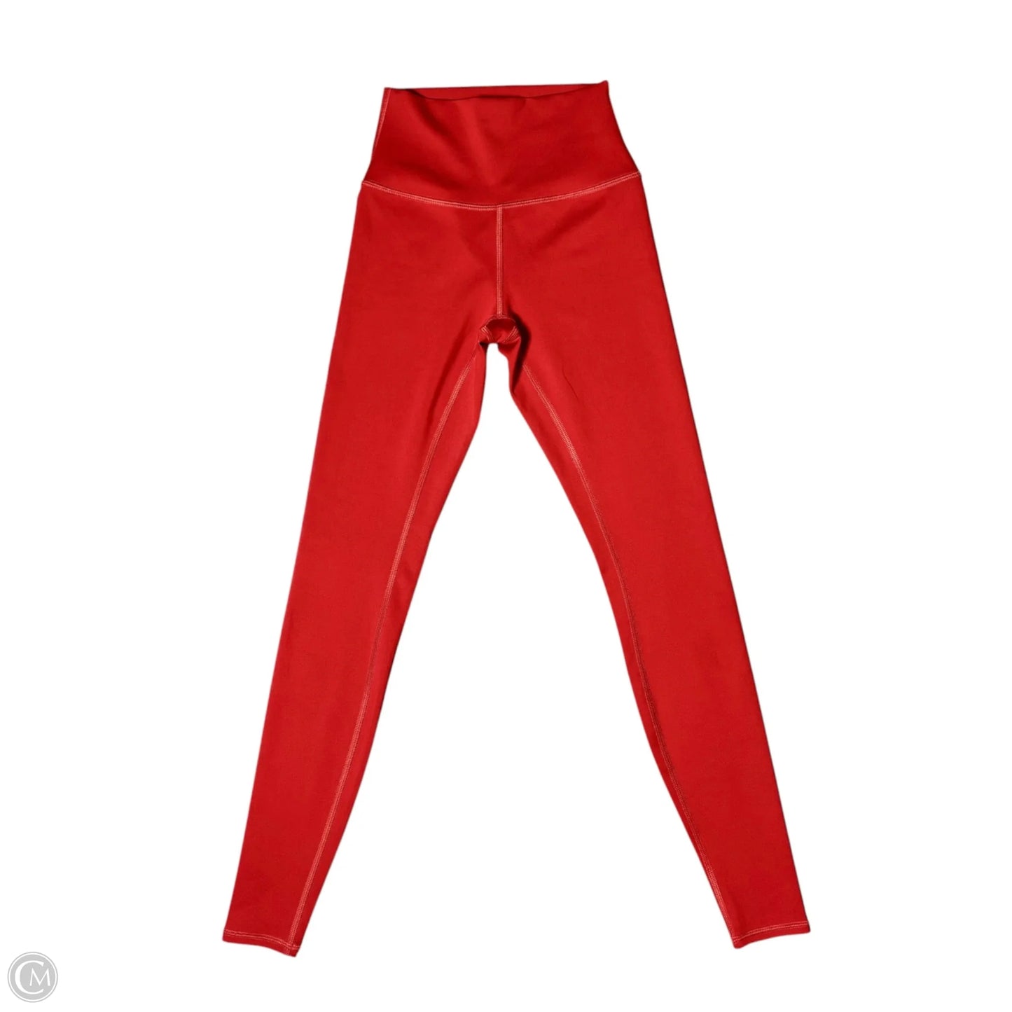 Athletic Leggings By Alo In Red, Size: Xxs