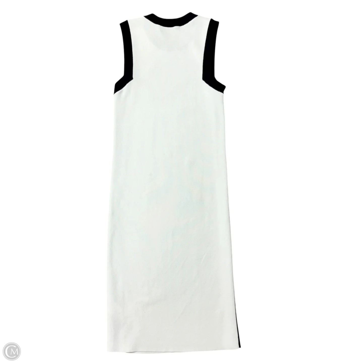 Dress Casual Midi By Lauren By Ralph Lauren In Black & White, Size: Xs