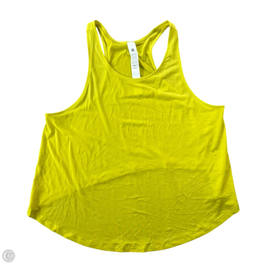 Athletic Tank Top By Lululemon In Green, Size: S