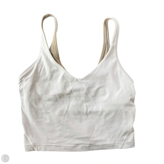 Athletic Sports Bra By Lululemon In Brown & White, Size: S