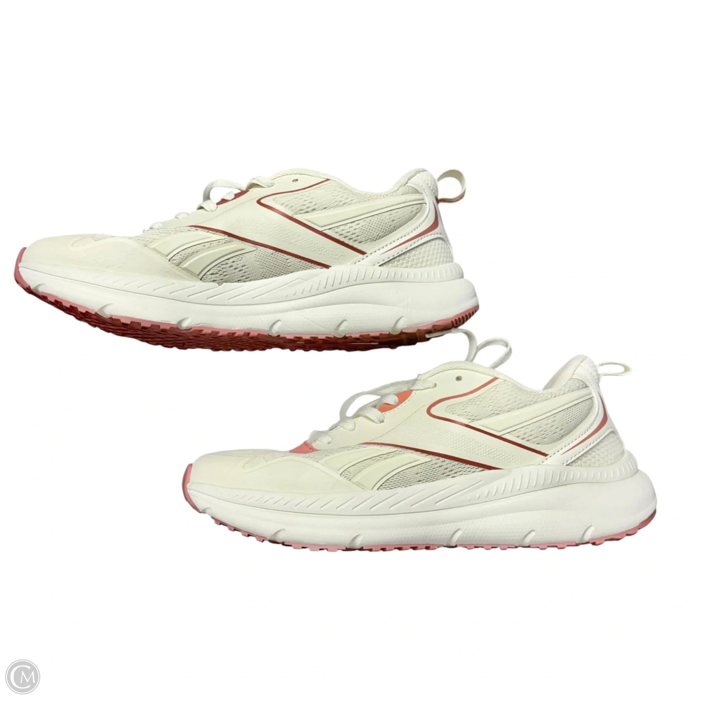 Shoes Athletic By Reebok In Pink & White, Size: 9
