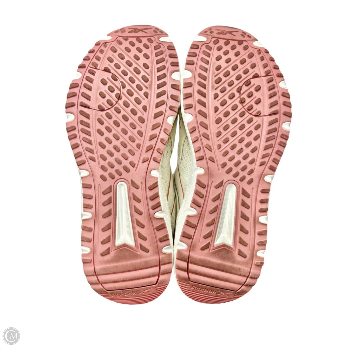 Shoes Athletic By Reebok In Pink & White, Size: 9