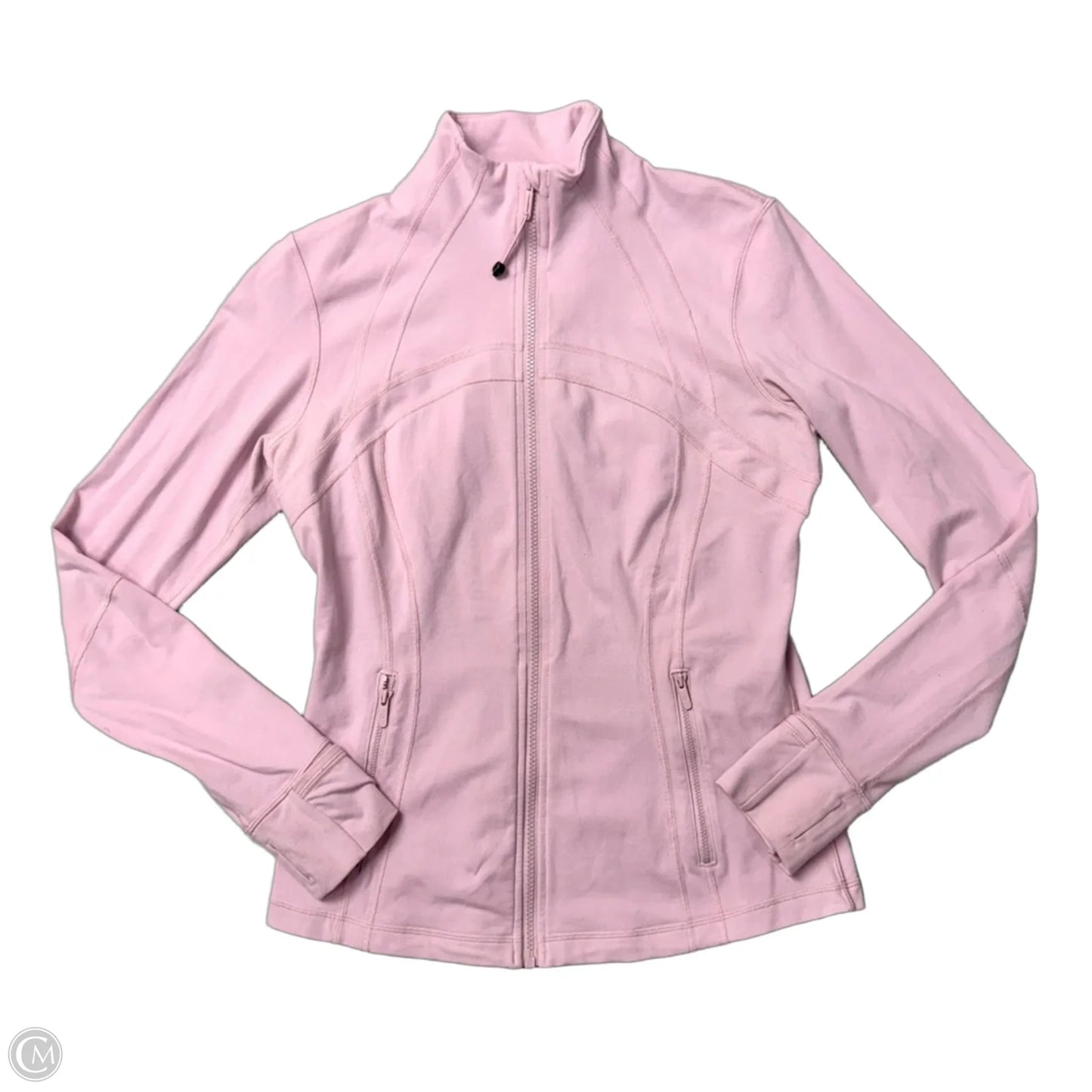 Athletic Jacket By Lululemon In Pink, Size: 12