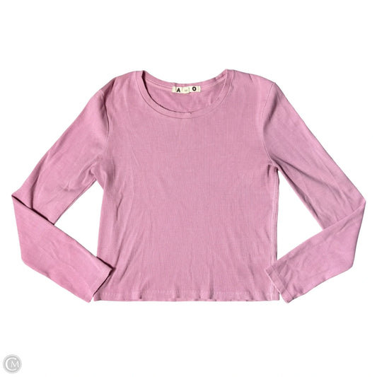 Top Long Sleeve By Amo In Pink, Size: M