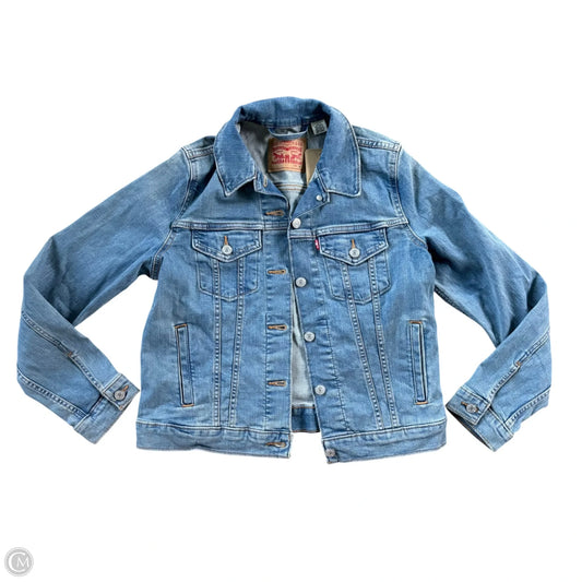Jacket Denim By Levis In Blue Denim, Size: M