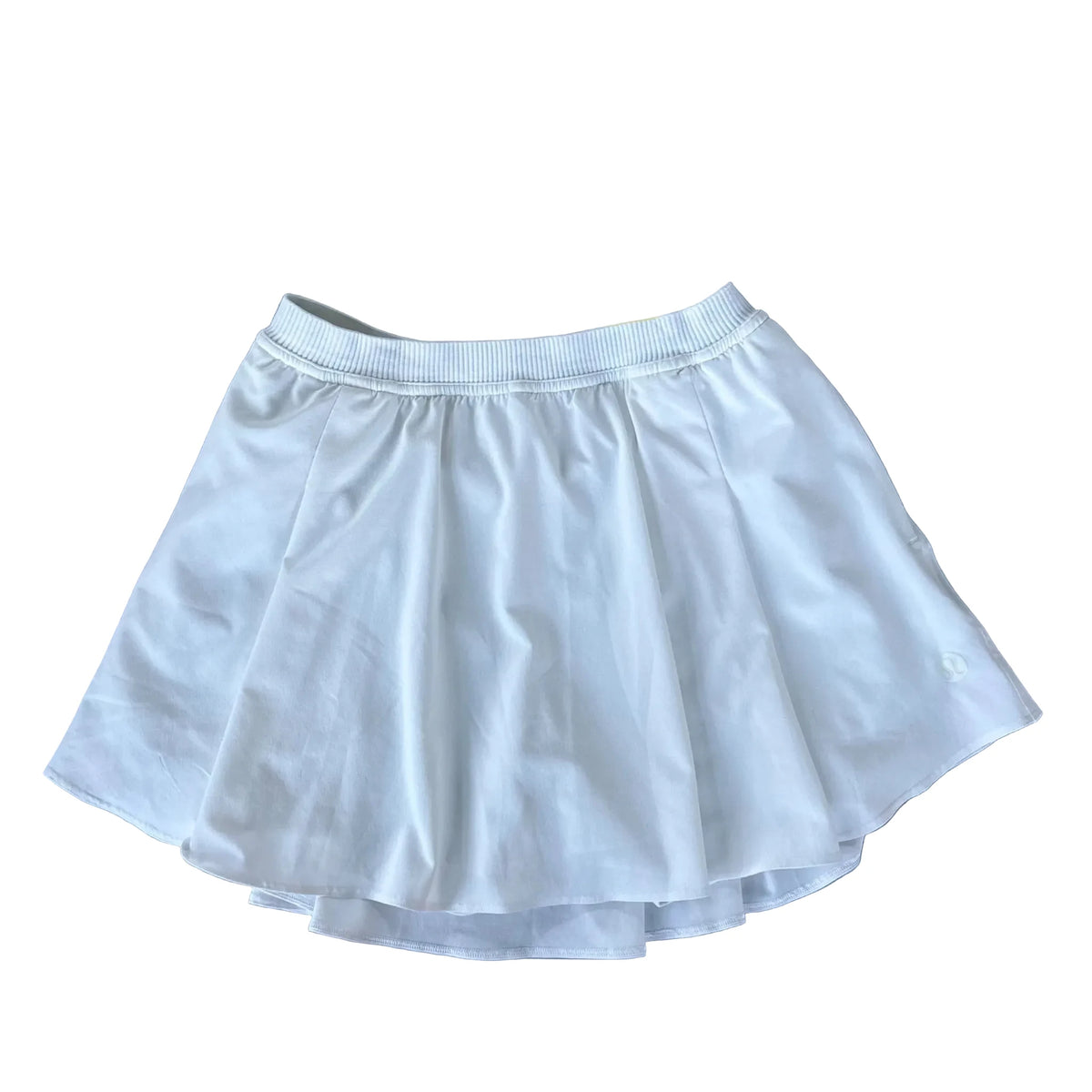 Athletic Skort By Lululemon In White, Size: S