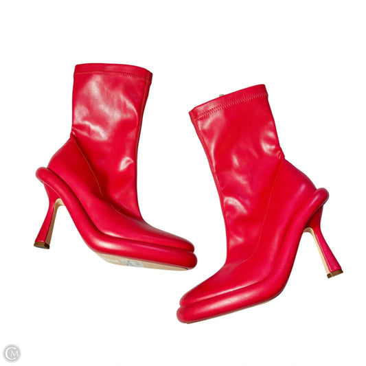Shoes Heels Kitten By Azalea Wang In Red, Size: 10
