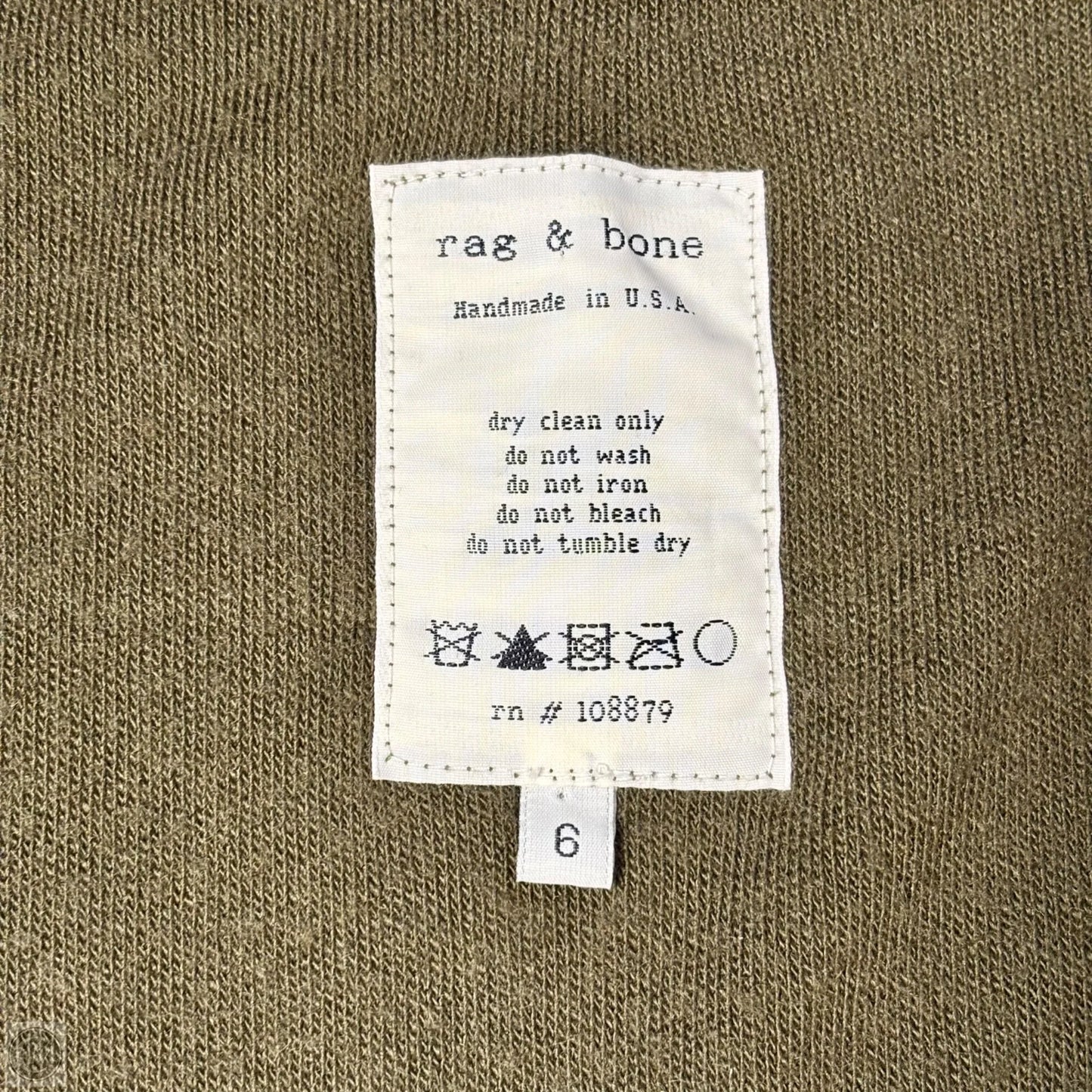 Cardigan By Rag And Bone In Green, Size: S