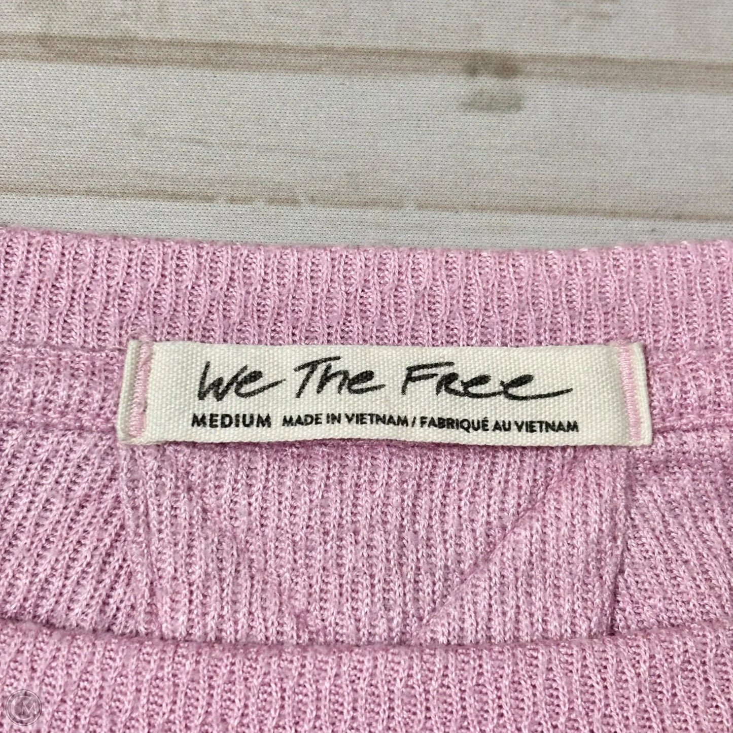 Top Long Sleeve By We The Free In Pink, Size: M
