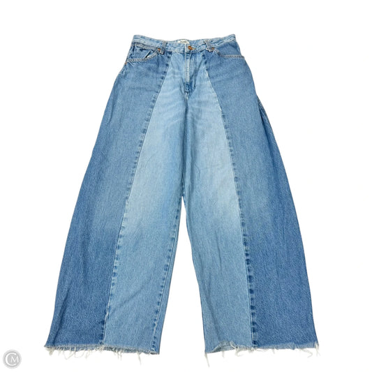 Jeans Wide Leg By Wrangler In Blue Denim, Size: 10