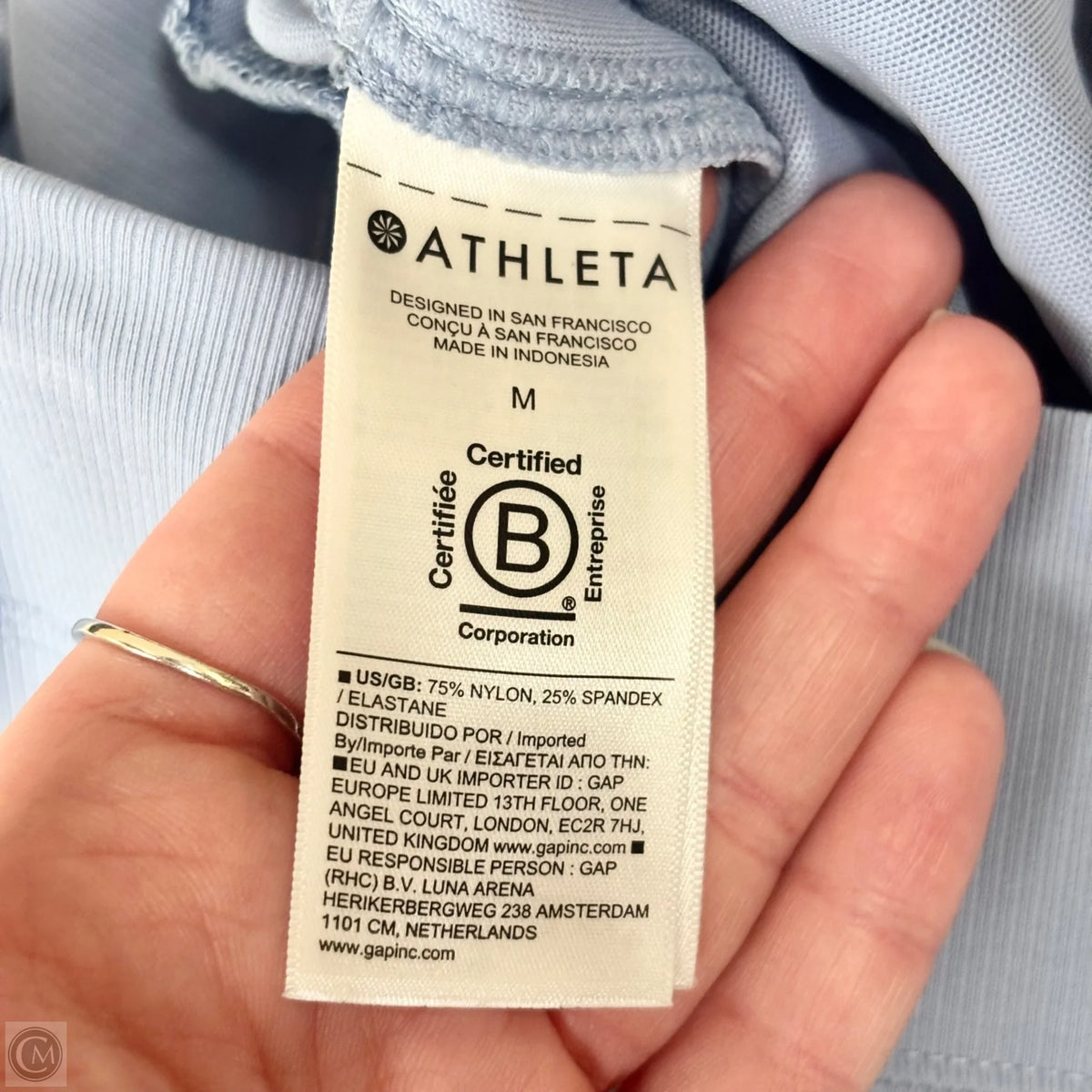 Athletic Pants By Athleta In Blue, Size: M