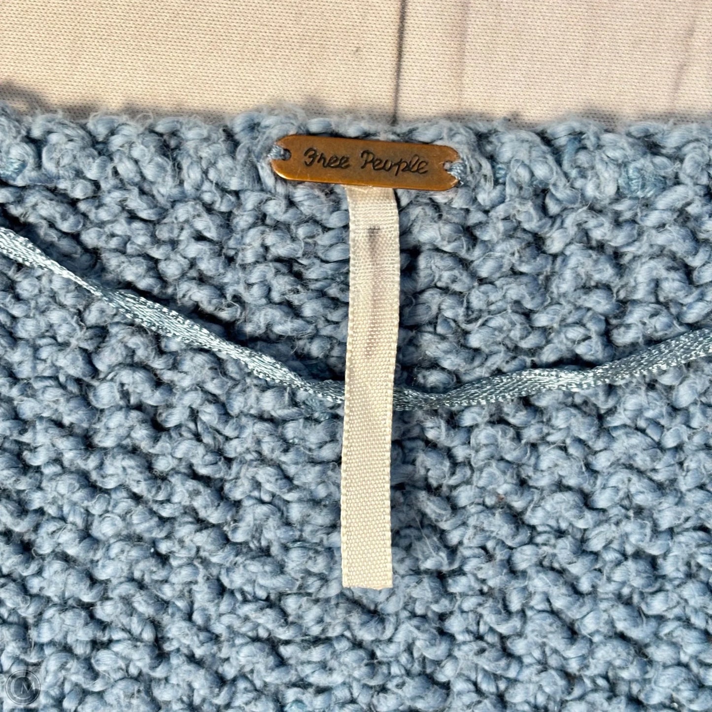 Sweater Short Sleeve By Free People In Blue, Size: S