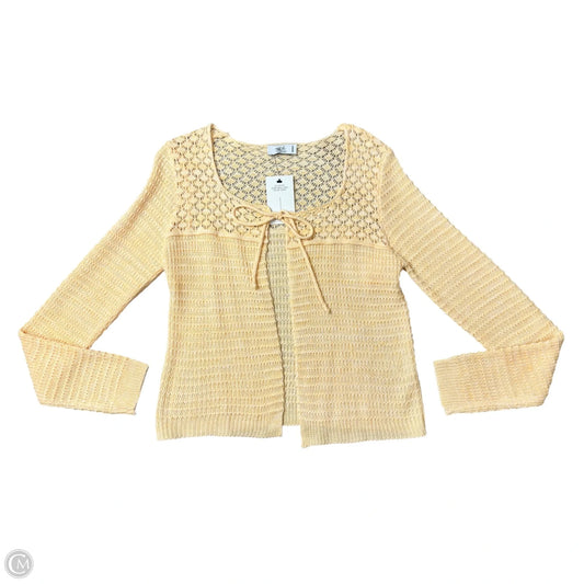 Sweater Cardigan By Stile In Orange, Size: M