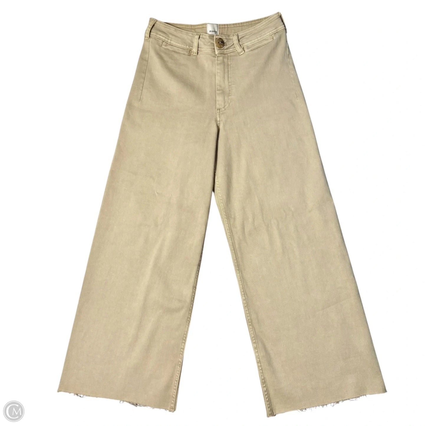 Pants Wide Leg By Maeve In Tan, Size: 6