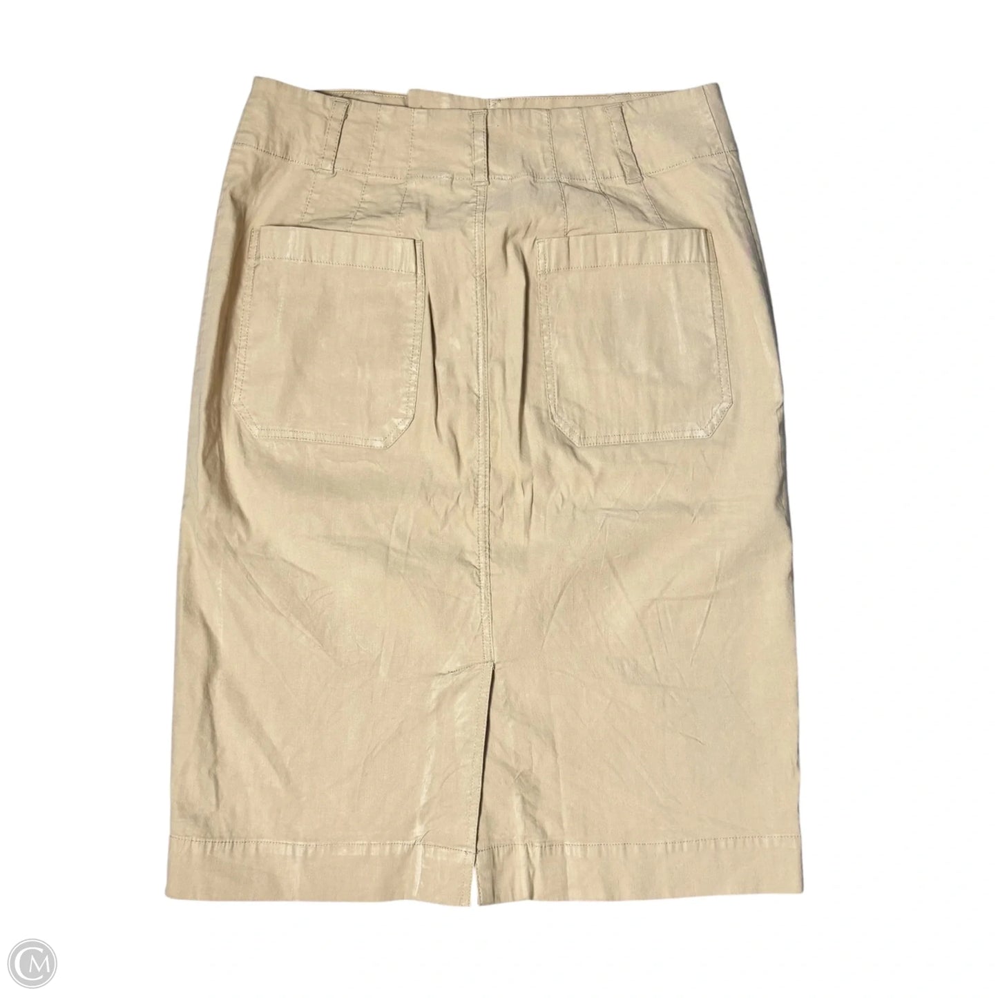 Skirt Midi By Maeve In Tan, Size: M
