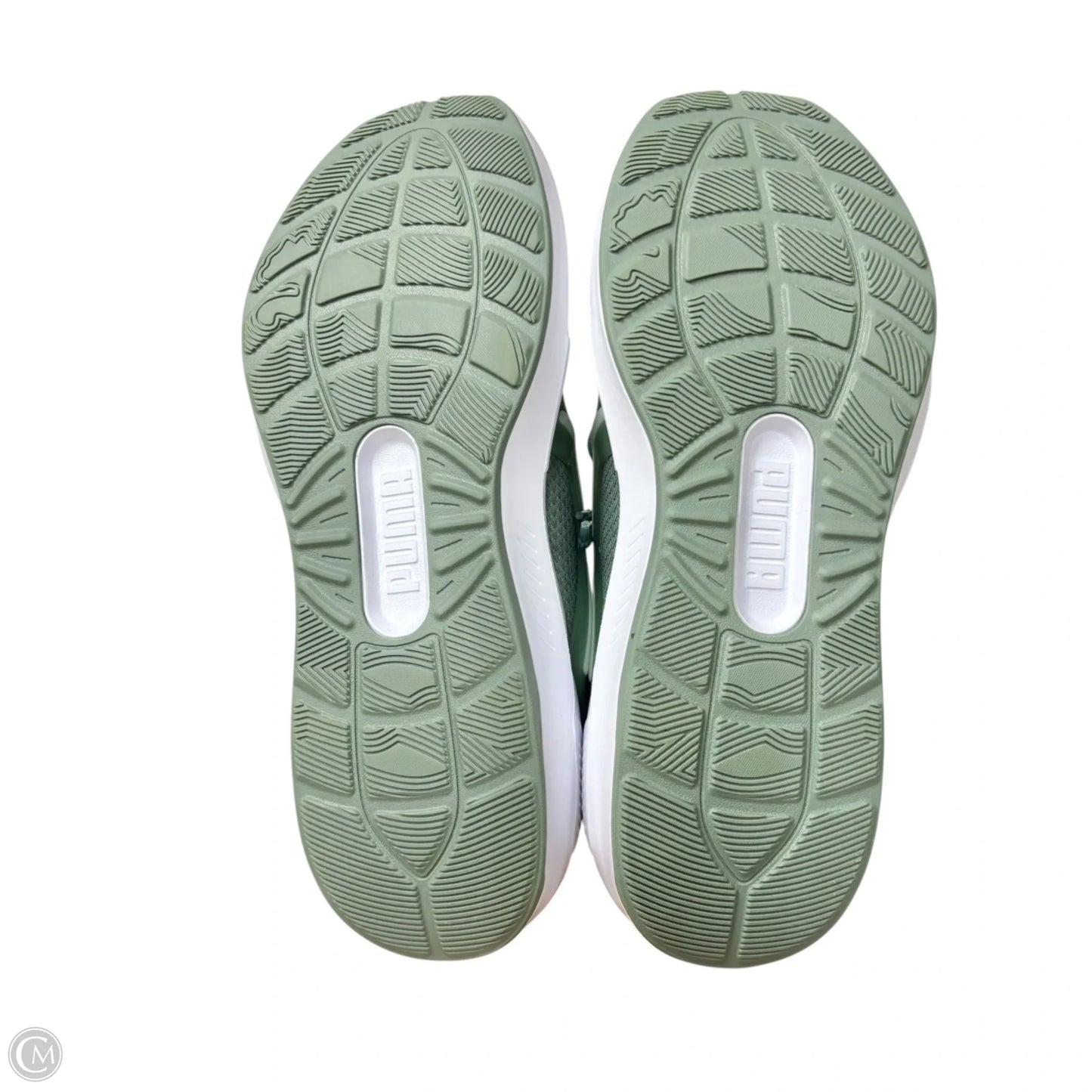 Shoes Sneakers By Puma In Green, Size: 9