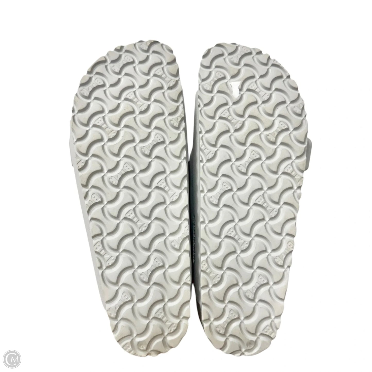 Sandals Flats By Birkenstock In Grey, Size: 9