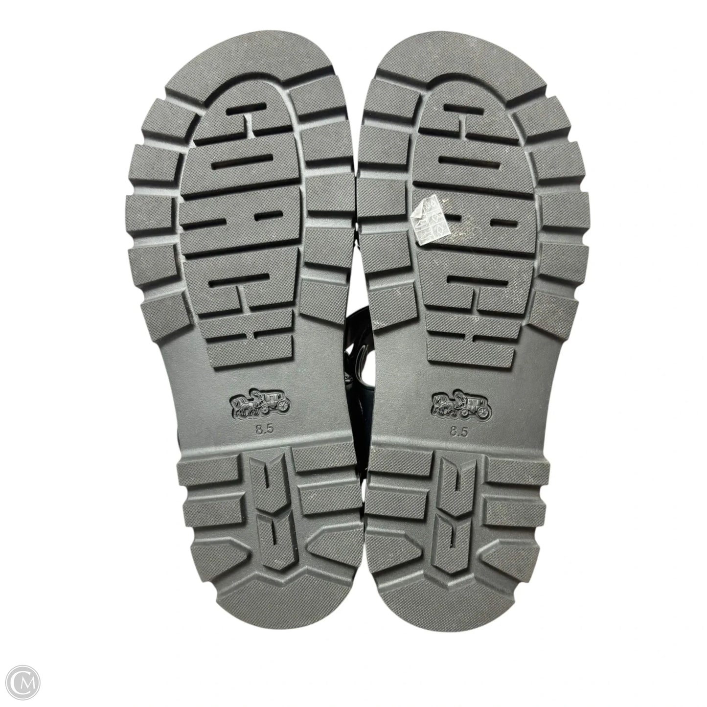 Sandals Designer By Coach In Black, Size: 8.5