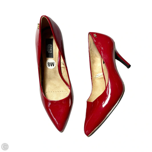 Shoes Heels Kitten By Jones New York In Red, Size: 8