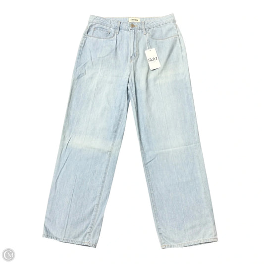 Pants Cropped By L Agence In Blue Denim, Size: 0