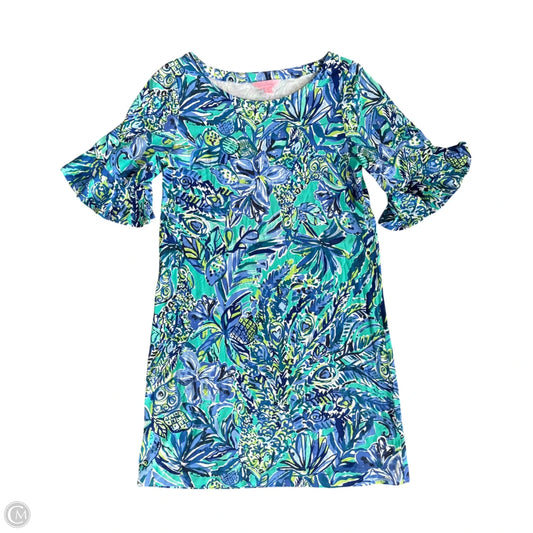 Dress Designer By Lilly Pulitzer In Blue & Green, Size: Xs