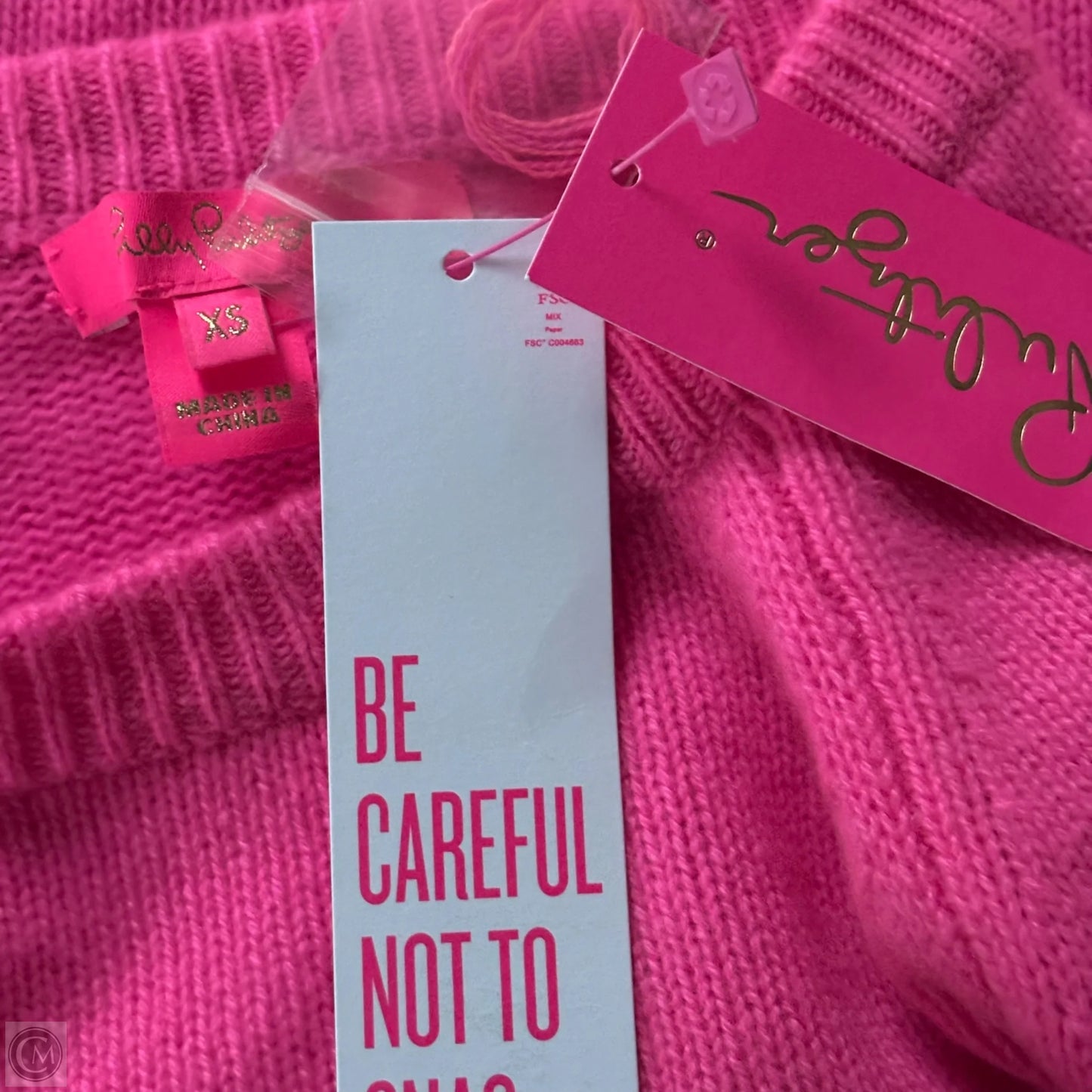 Sweater Designer By Lilly Pulitzer In Pink, Size: Xs