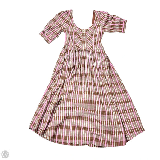 Dress Casual Maxi By Free People In Plaid Pattern, Size: S