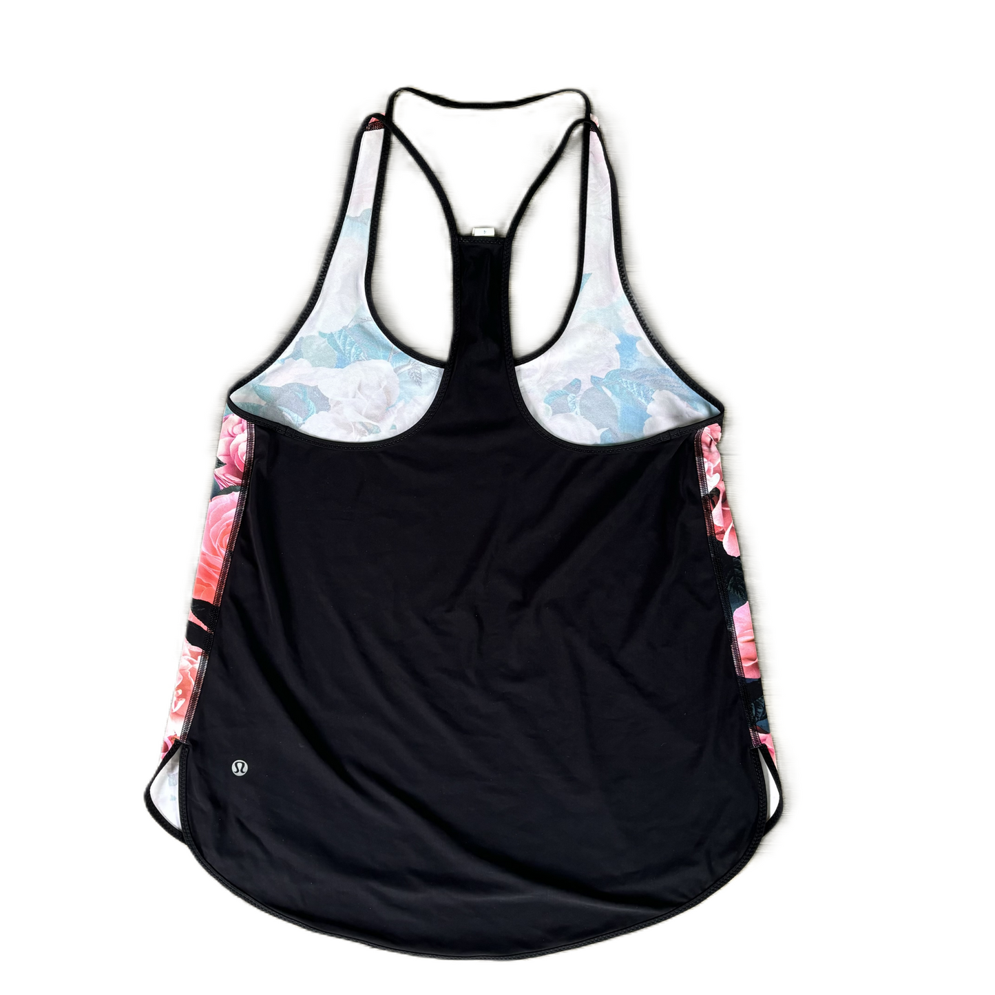 Athletic Tank Top By Lululemon In Floral Print, Size: S