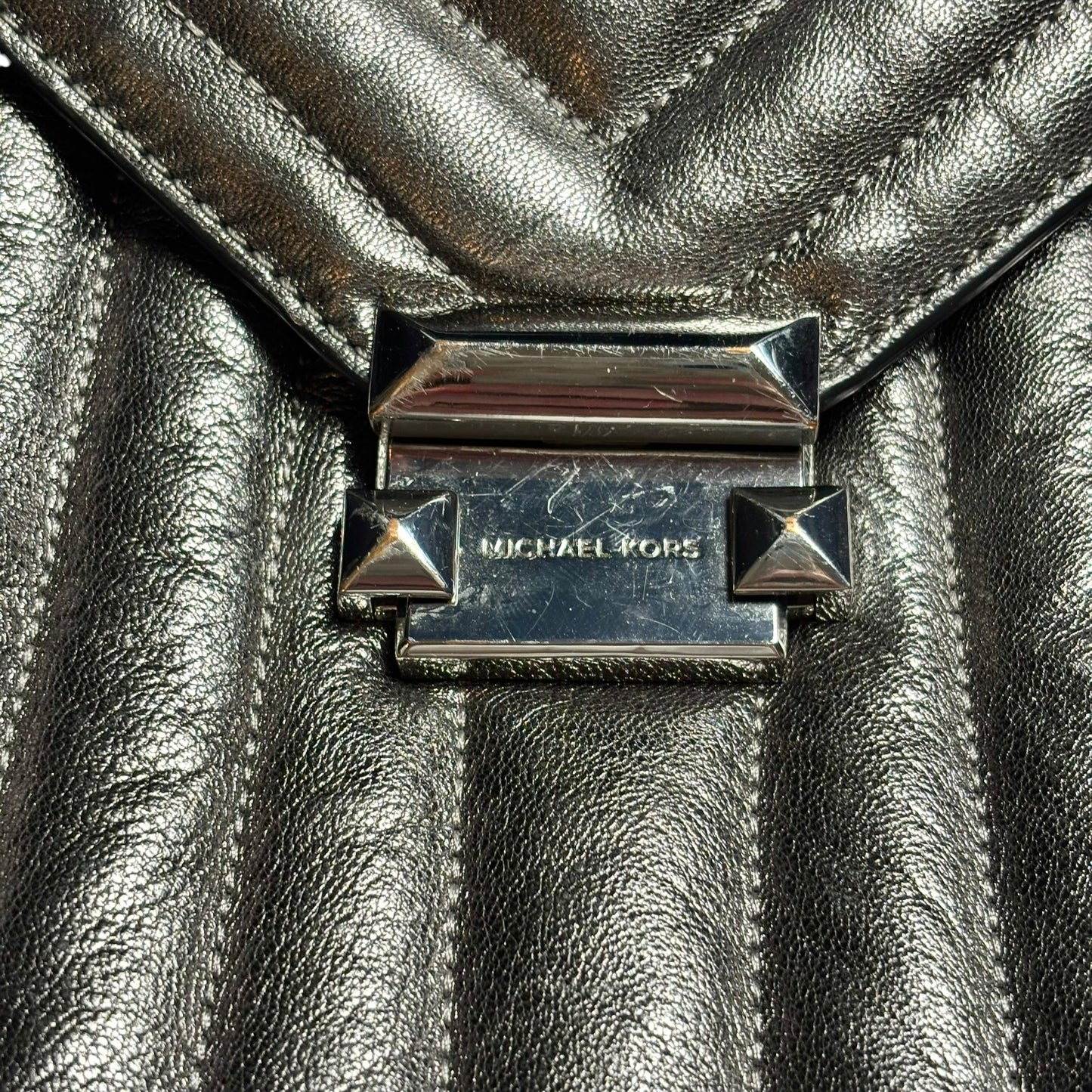 Backpack Leather By Michael By Michael Kors, Size: Small