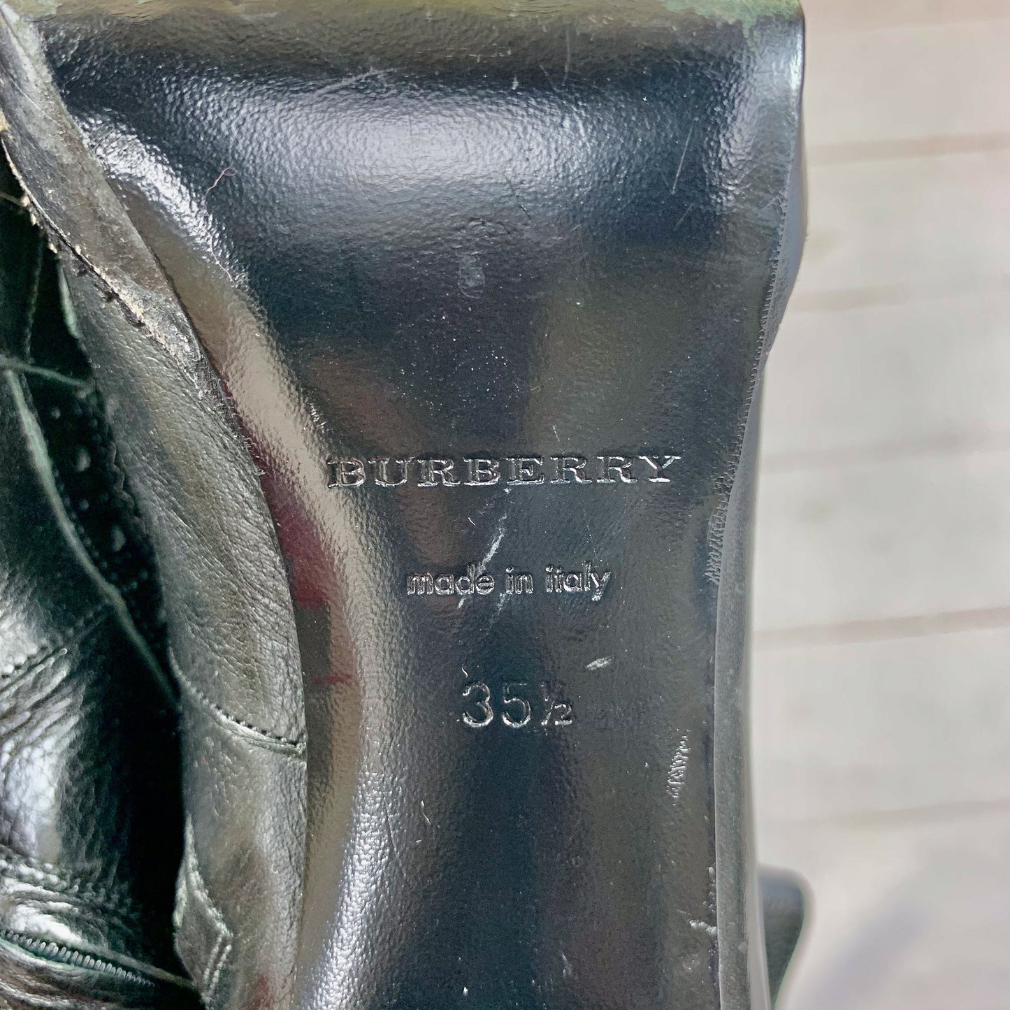 Boots Luxury Designer By Burberry  Size: 5.5