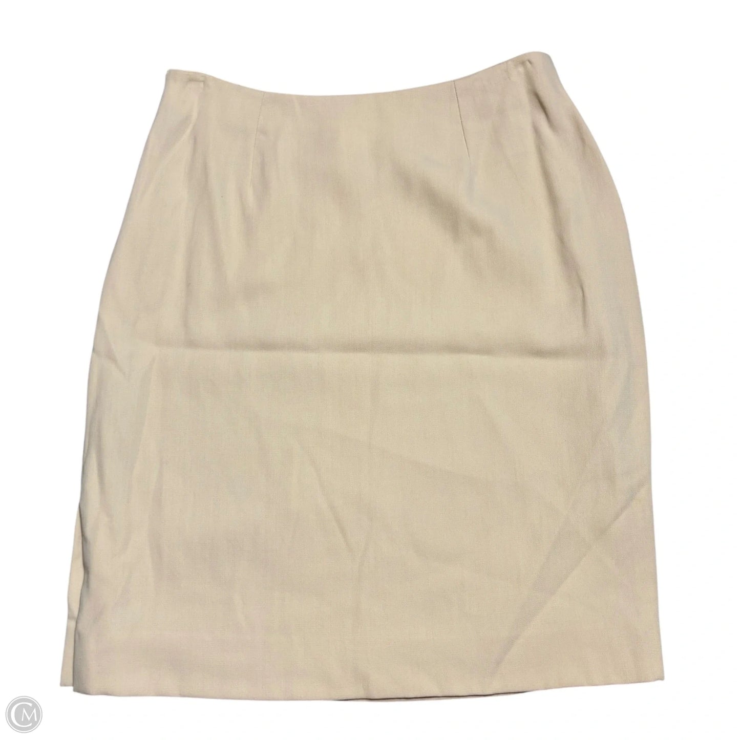 Skirt Designer By Max Mara In Tan, Size: 12