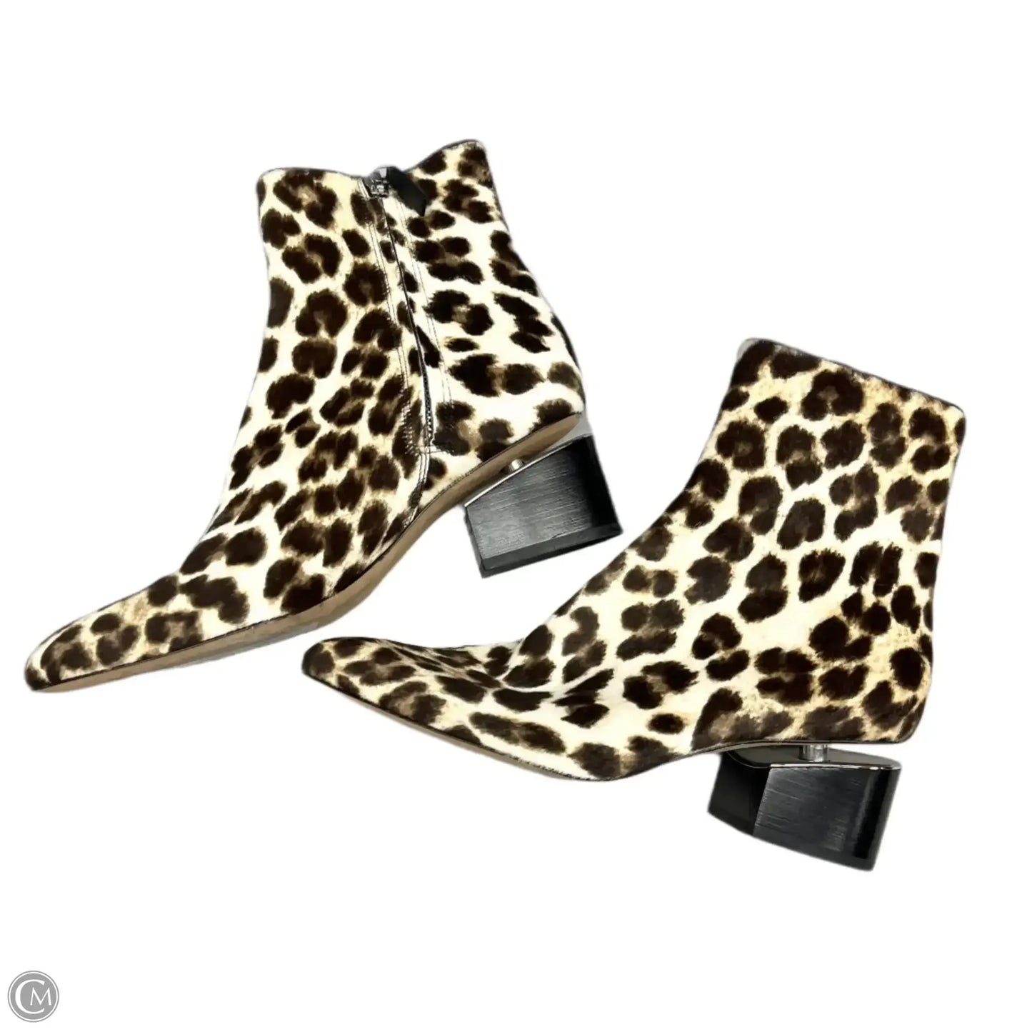 Boots Luxury Designer By Alexander Wang In Leopard Print, Size: 6.5
