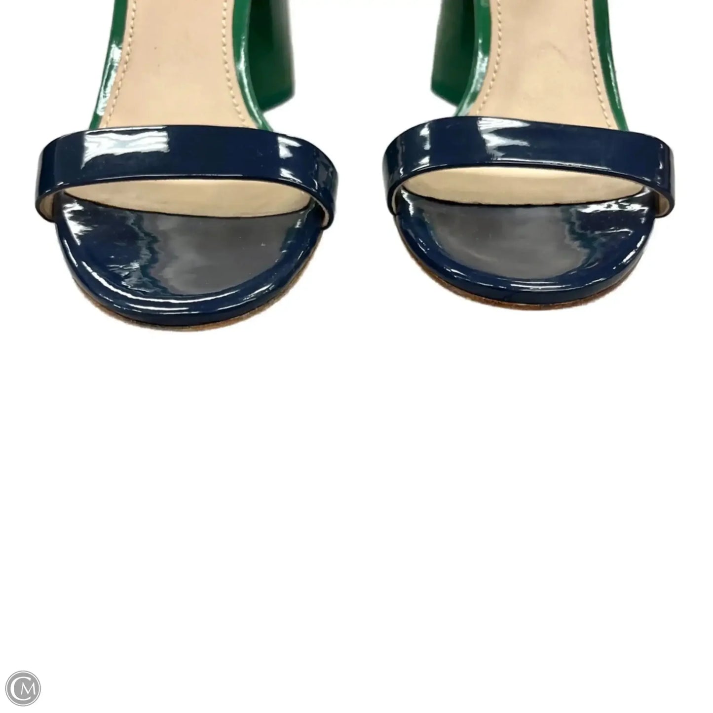 Sandals Designer By Tory Burch In Blue & Green, Size: 5