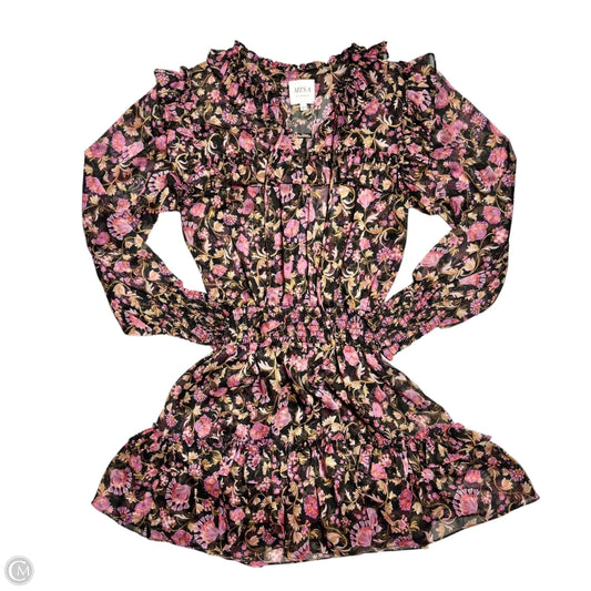 Dress Designer By Misa In Pink & Purple, Size: Xs