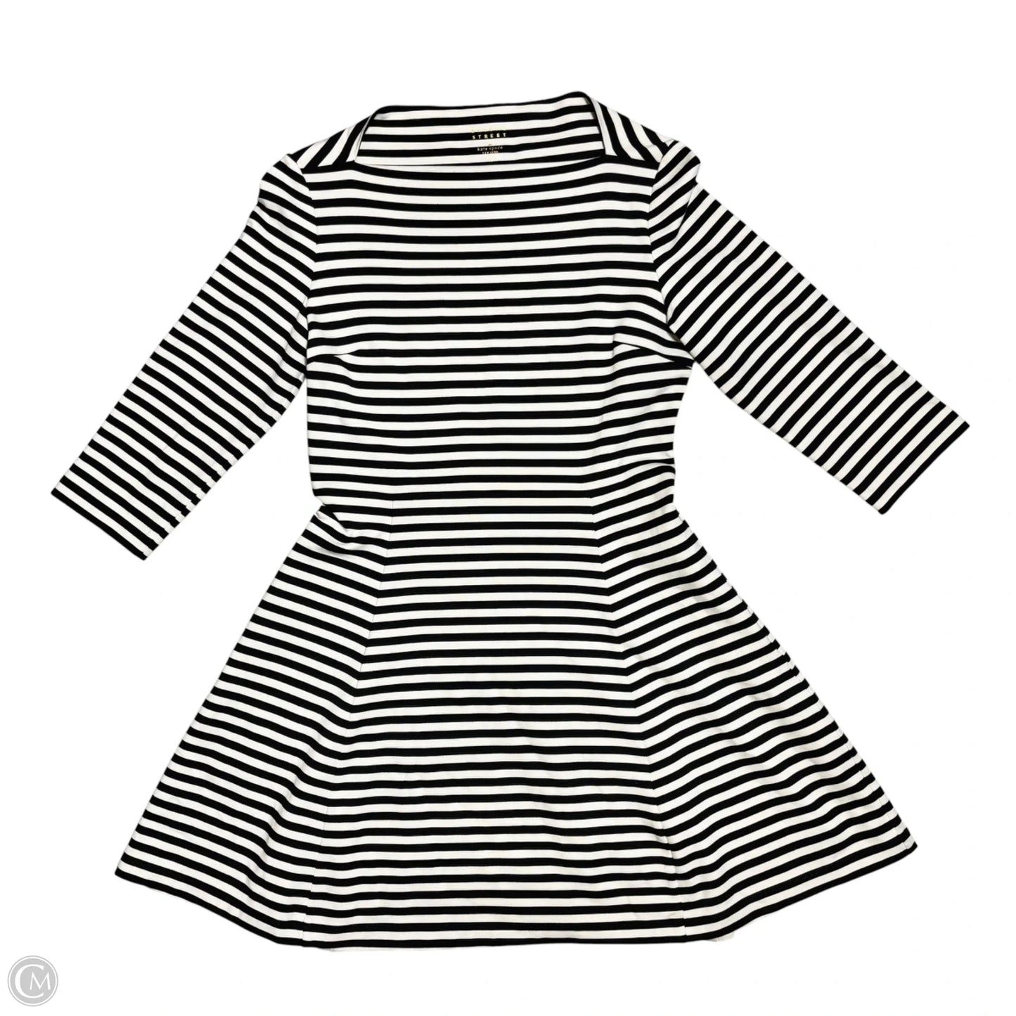 Dress Designer By Kate Spade In Striped Pattern, Size: M