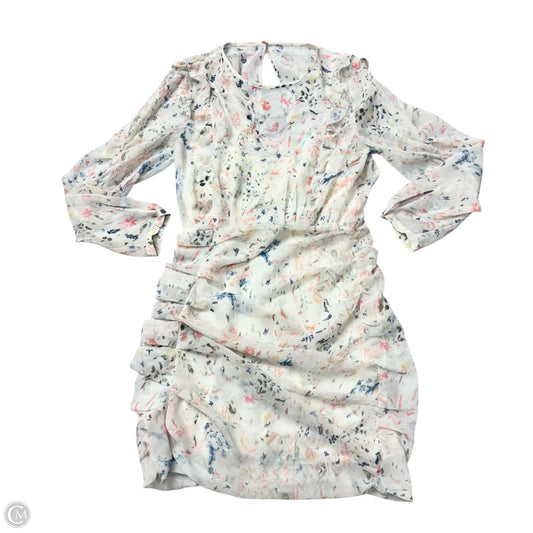 Dress Designer By All Saints In Cream & Pink, Size: S