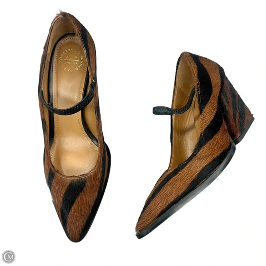 Shoes Heels Block By All Tomorrow's Parties In Zebra Print, Size: 6.5