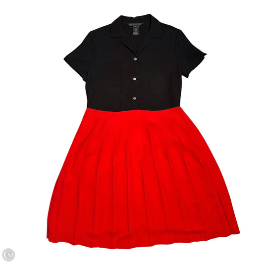 Dress Designer By Marc By Marc Jacobs In Black & Red, Size: S