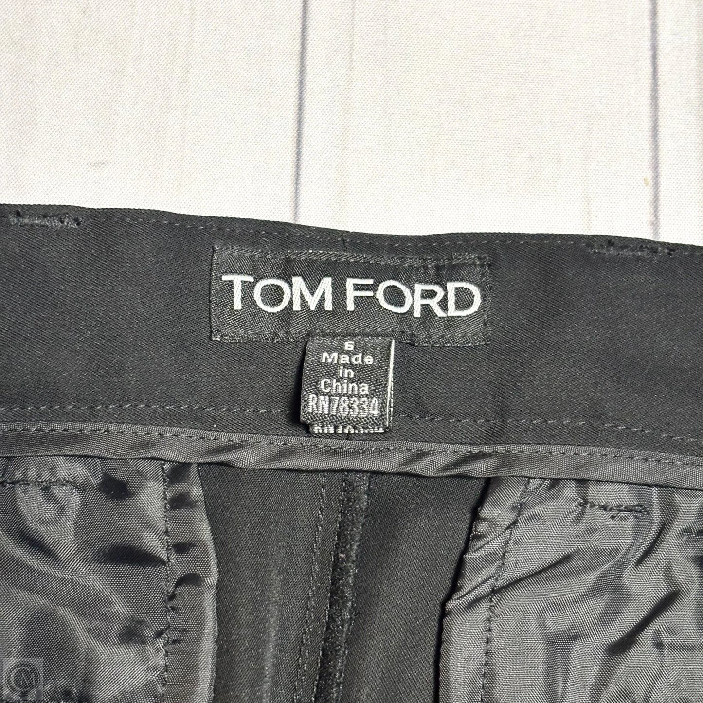 Pants Luxury Designer By Tom Ford In Black, Size: 6