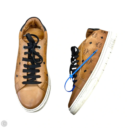 Shoes Luxury Designer By Mcm In Tan, Size: 6.5