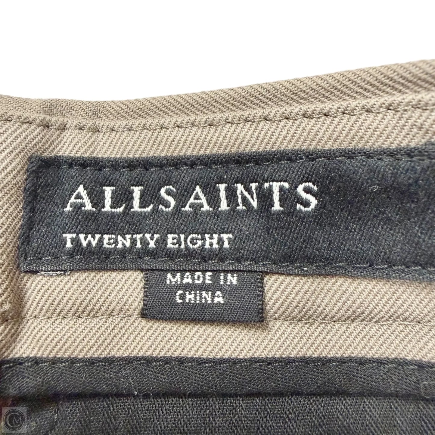 Pants Designer By All Saints In Taupe, Size: 6