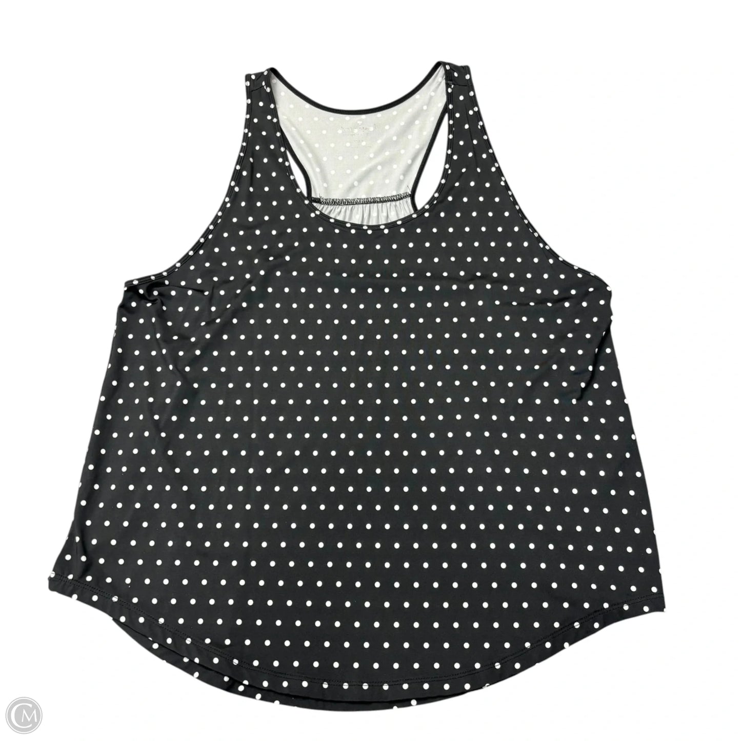 Top Short Sleeve Designer By Kate Spade In Black & White, Size: L