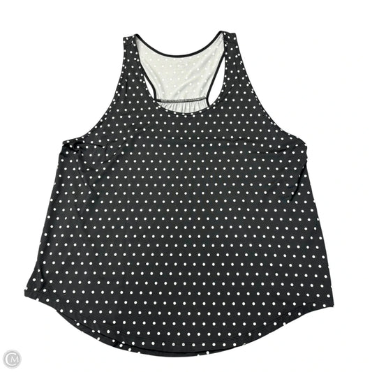 Top Short Sleeve Designer By Kate Spade In Black & White, Size: L