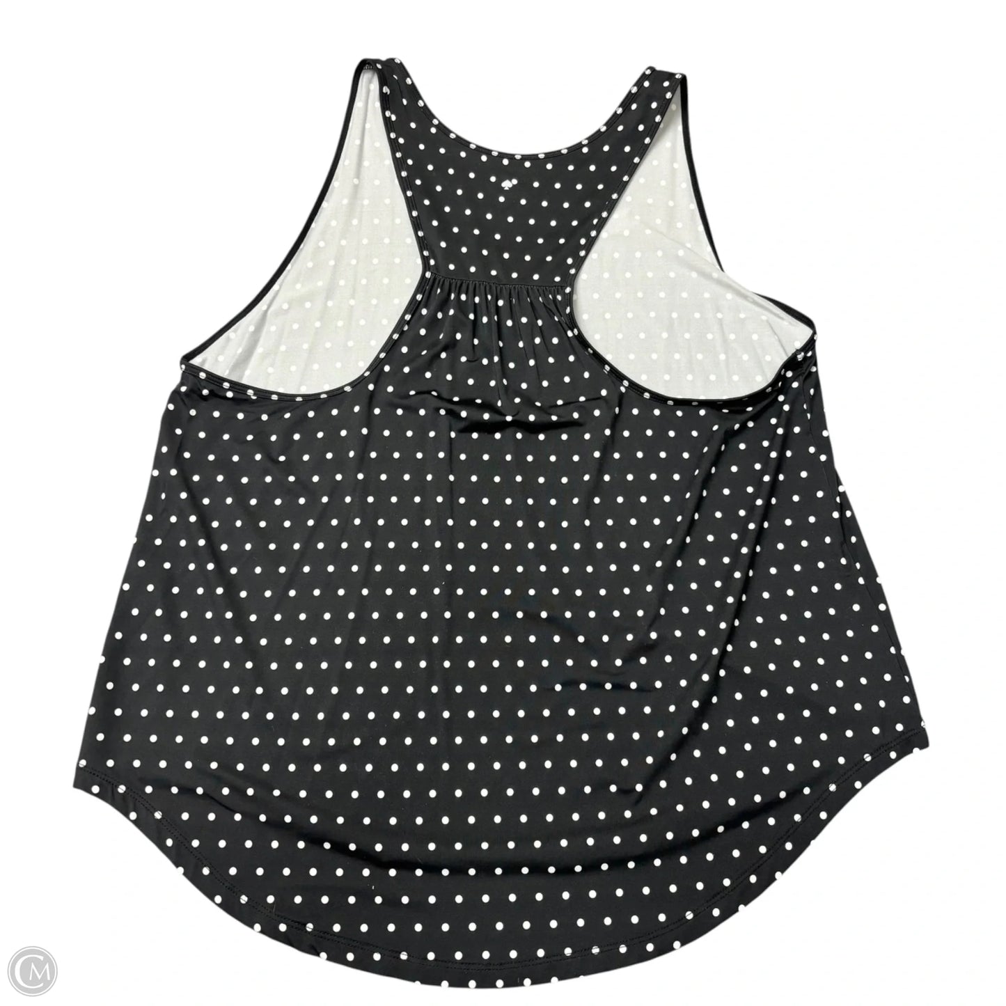 Top Short Sleeve Designer By Kate Spade In Black & White, Size: L