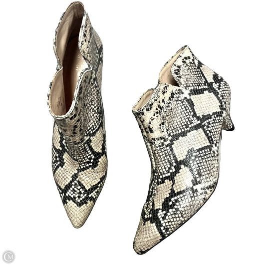 Boots Designer By Kate Spade In Snakeskin Print, Size: 8