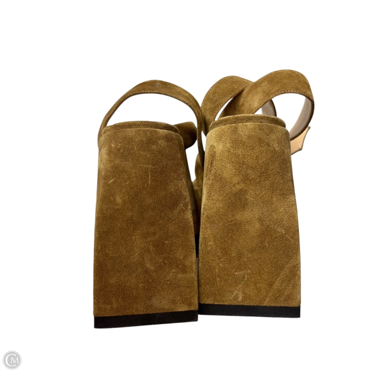 Shoes Heels Block By Nodaleta In Brown, Size: 9.5