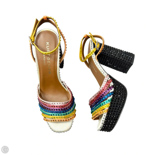 Shoes Designer By Kurt Geiger In Rainbow Print, Size: 5.5