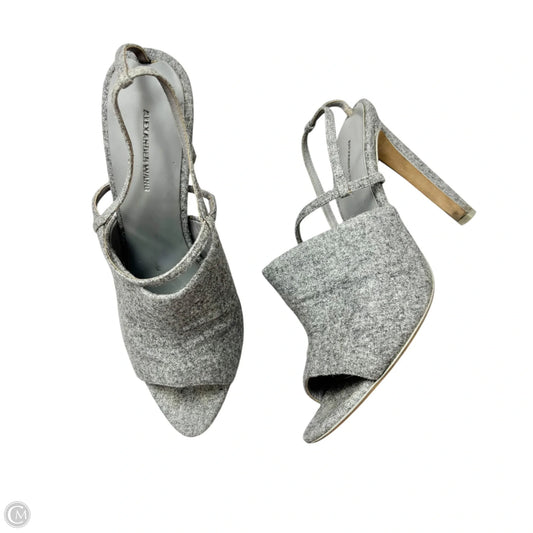 Sandals Luxury Designer By Alexander Wang In Grey, Size: 9