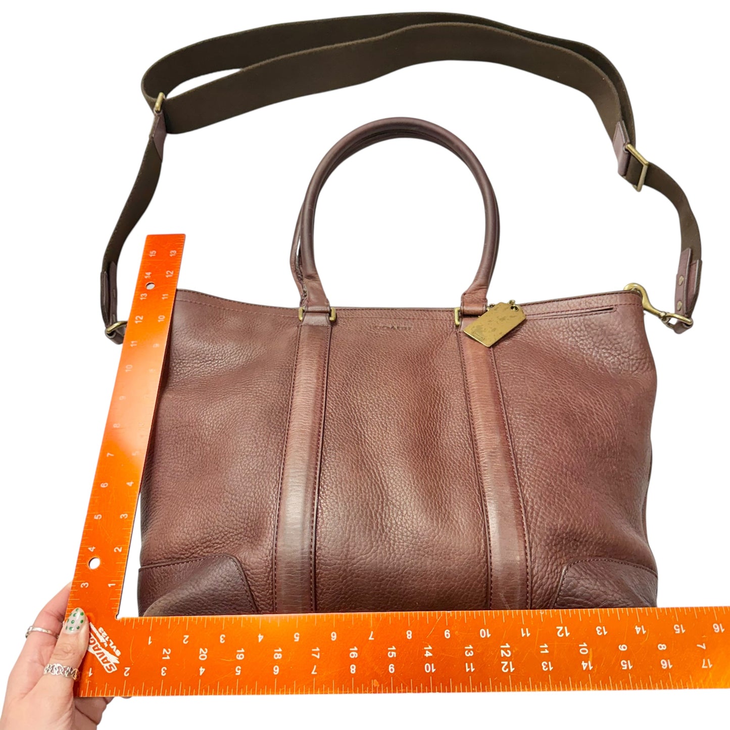 Tote Designer By Coach, Size: Large